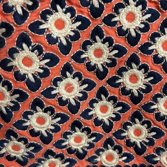 Anthropologie THML Shorts Lined Linen Blend Embroidered Size Small - Picture 3 of 5